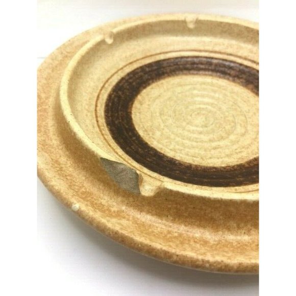 Vintage Pottery Craft 395 Large Ashtray Ceramic Dish Trinket Catch All Made USA - Picture 4 of 5